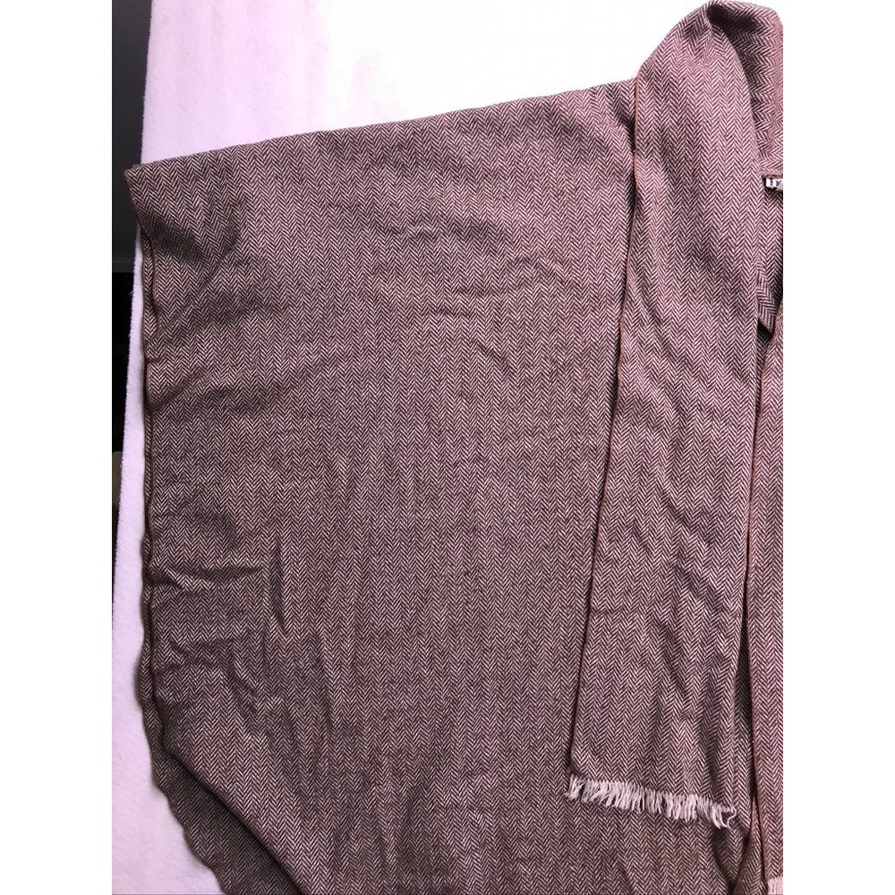 Vintage Betmar Cape Women OS Brown Herringbone Wool Blend Made in USA - Picture 4 of 12